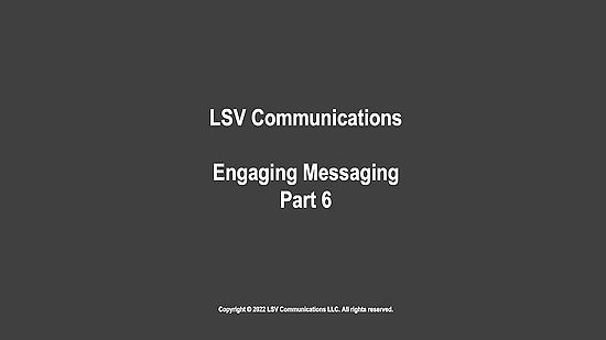 Engaging Messaging 6